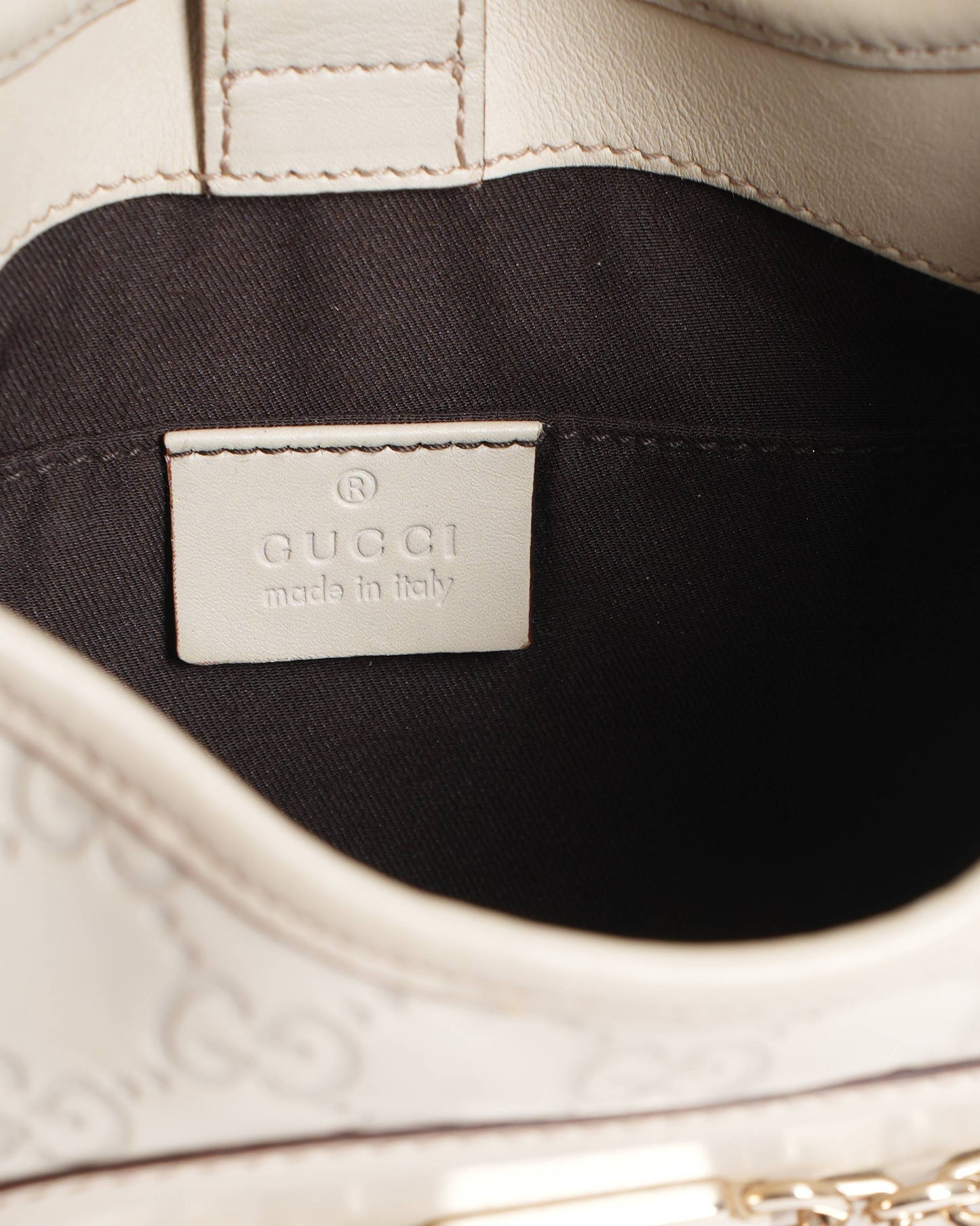 Gucci Monogram Chain Leather Crossbody