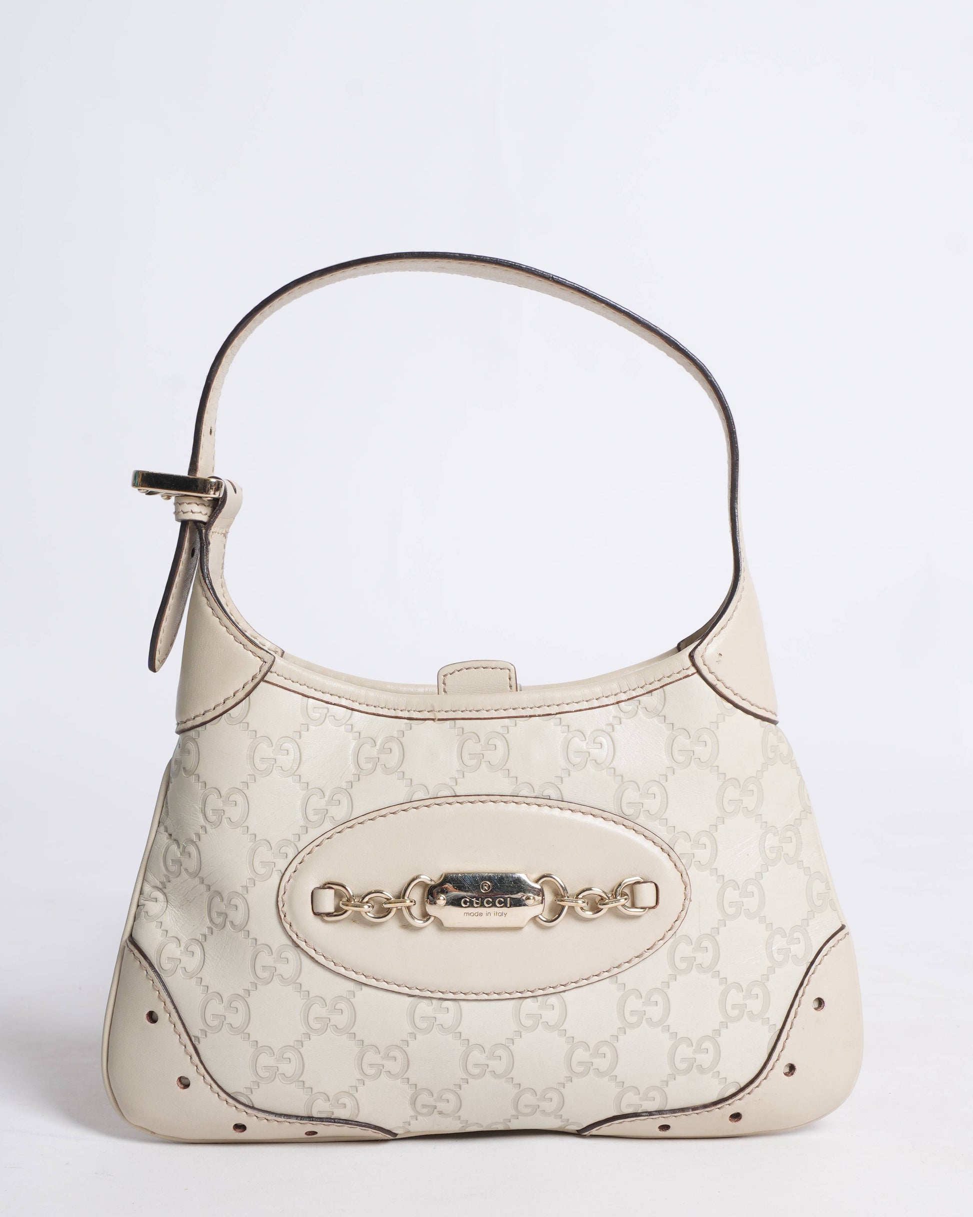 Gucci Monogram Chain Leather Crossbody