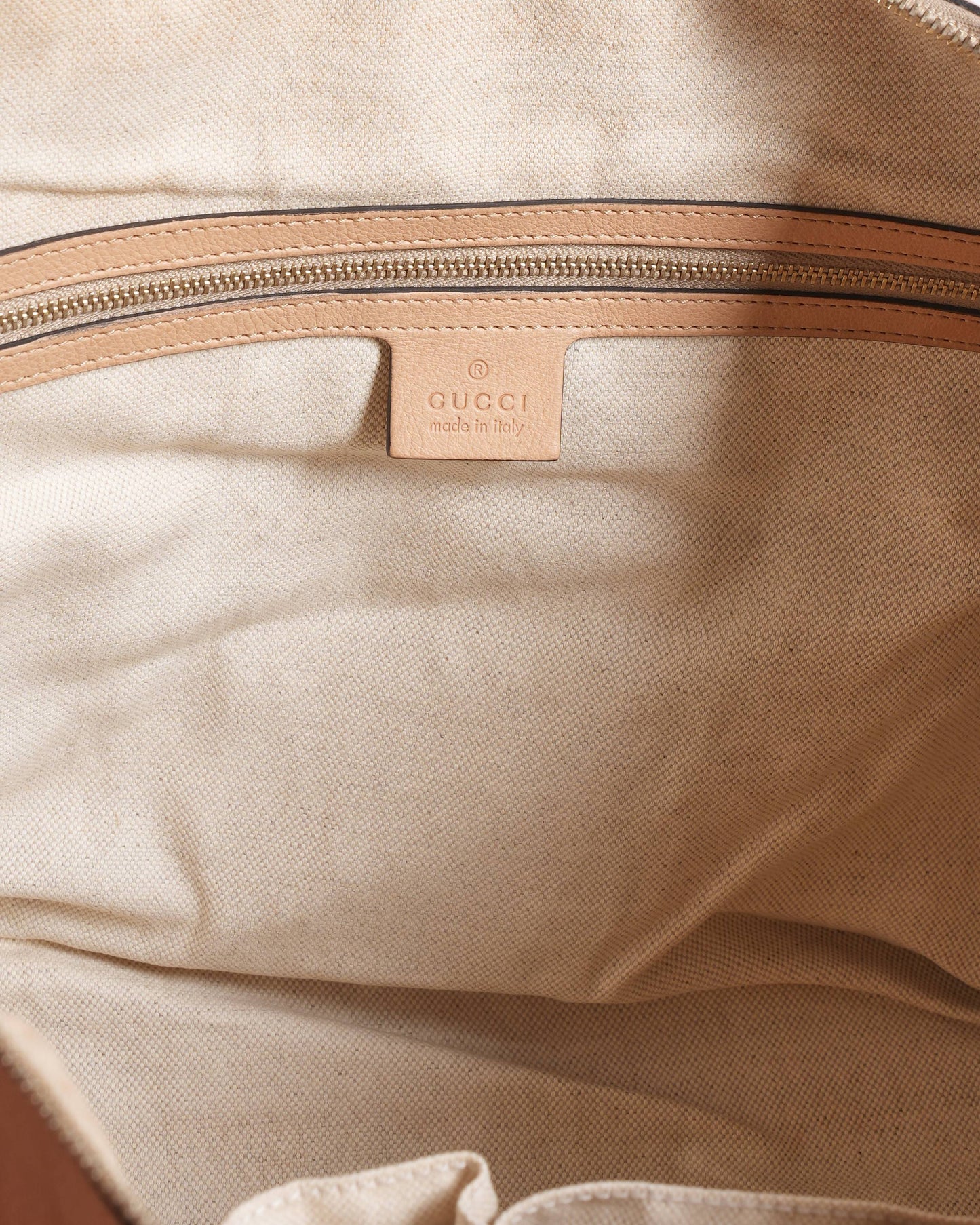 Gucci Lou Leather Top Handle Tote
