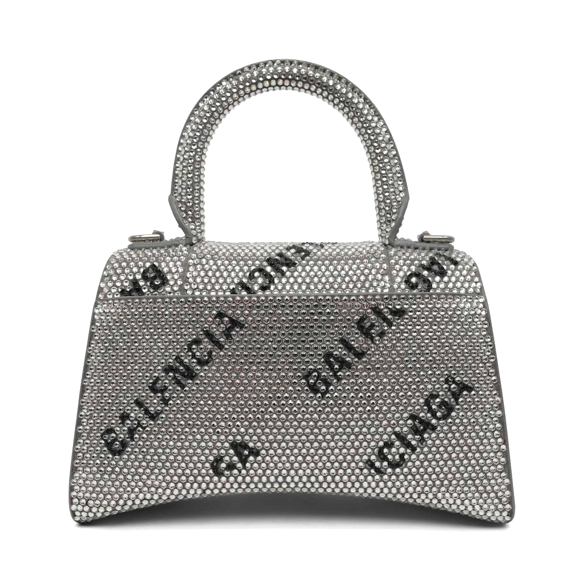 Balenciaga 'Hourglass Mini Crystal' Handbag
