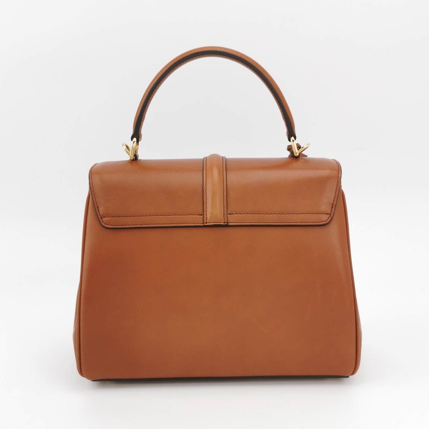 Celine 16 Bag Small Caramel Natural Tan Smooth Calfskin Leather