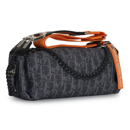 Christian Dior Denim Flight Bag -