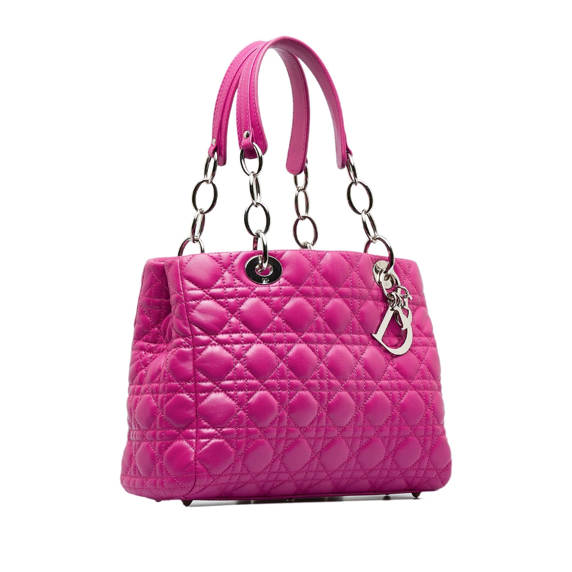 Dior Lady Dior Quilted Chain Tote