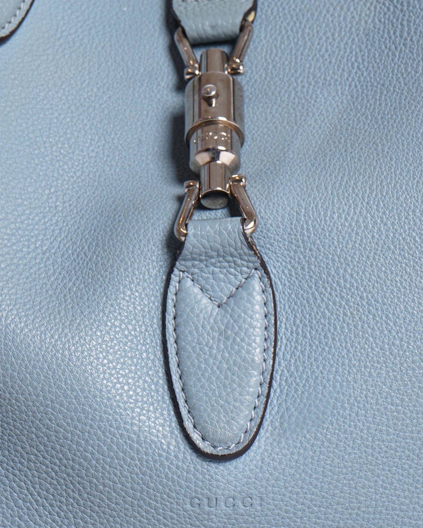 Gucci Lou Leather Top Handle Handbag