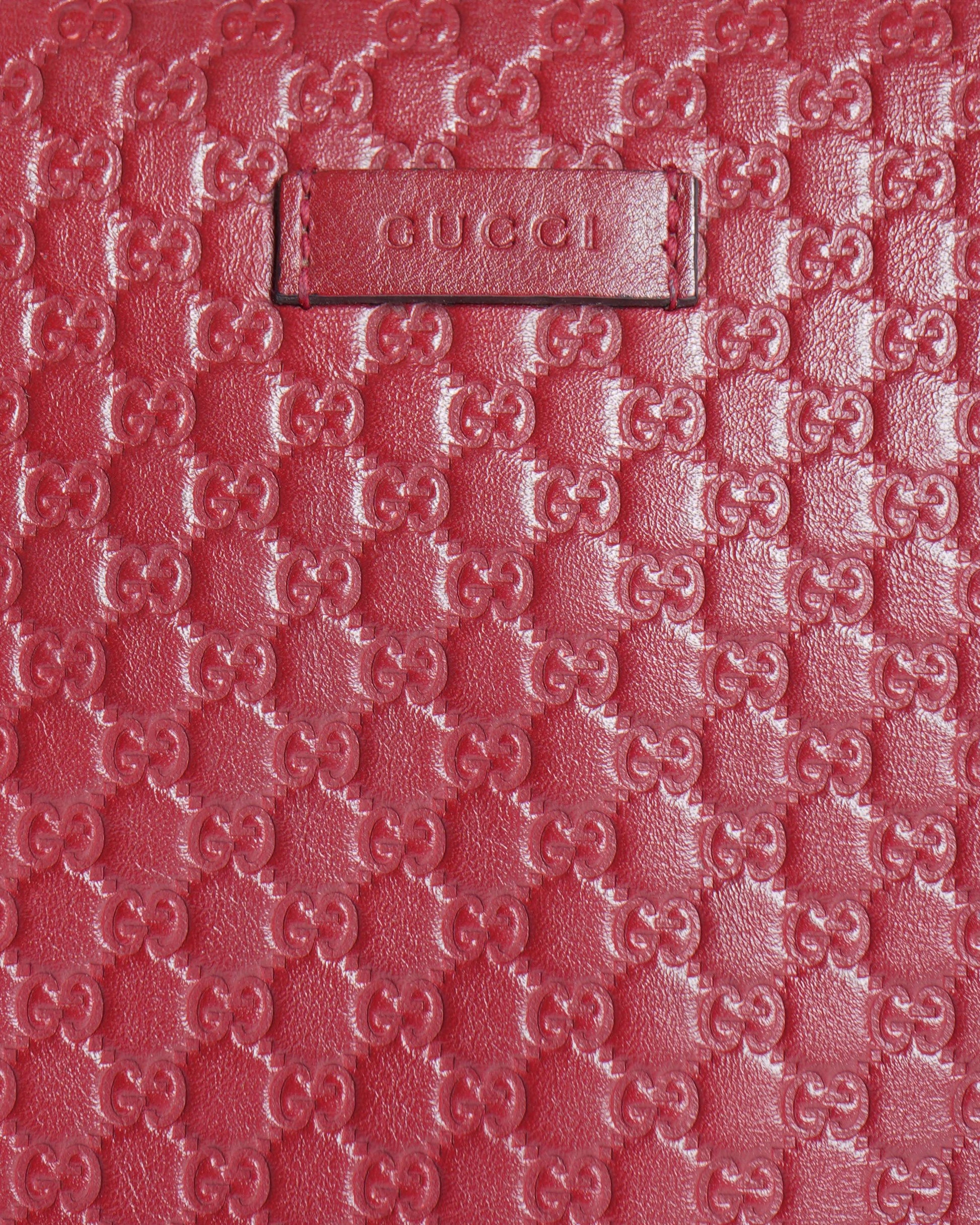Gucci Lou Monogram Leather Top Handle Tote