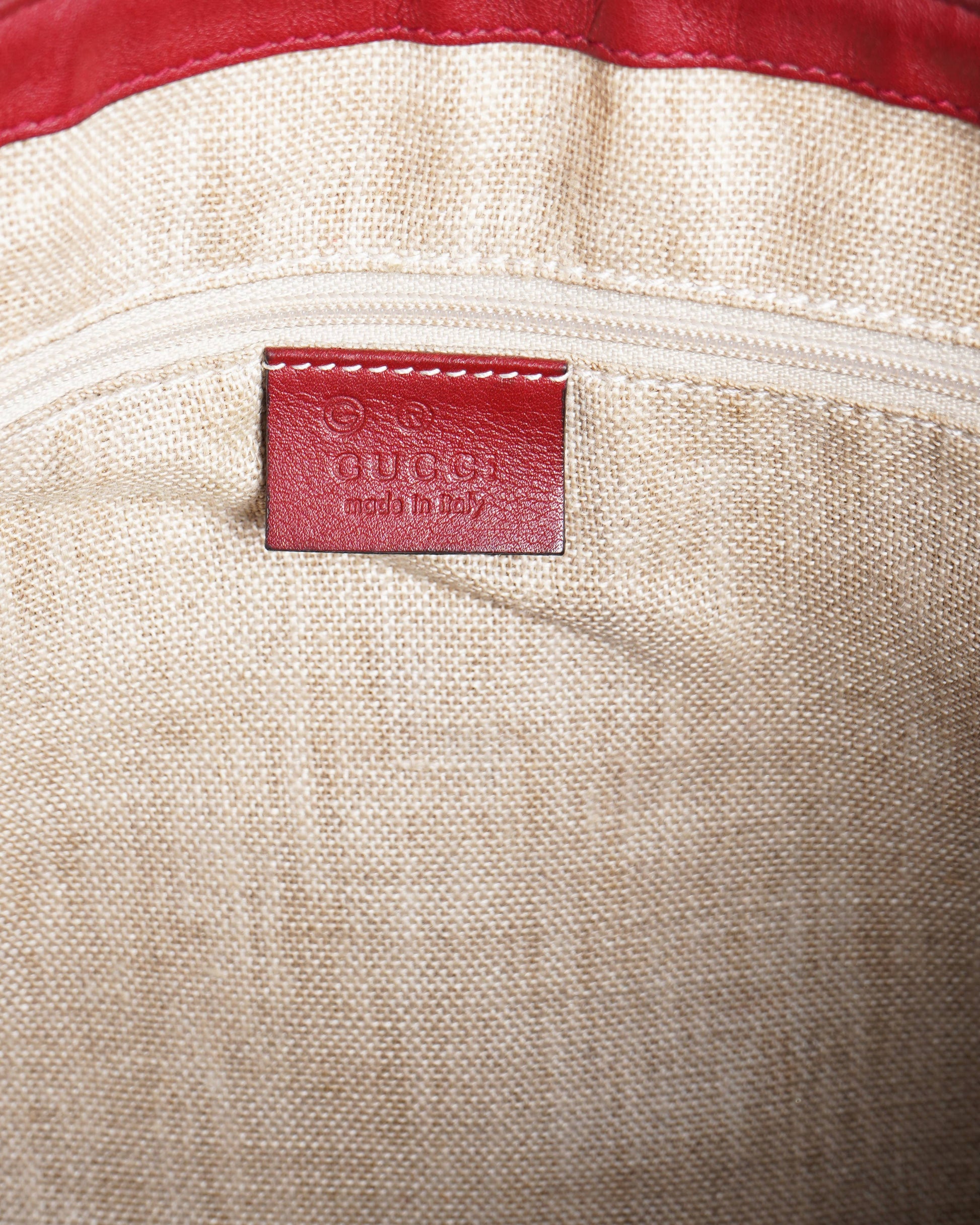 Gucci Lou Monogram Leather Top Handle Tote