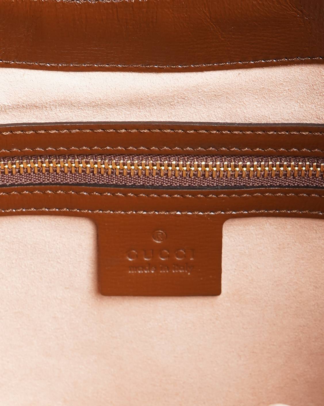 Gucci Lou Monogram Leather Canvas Shoulder Bag