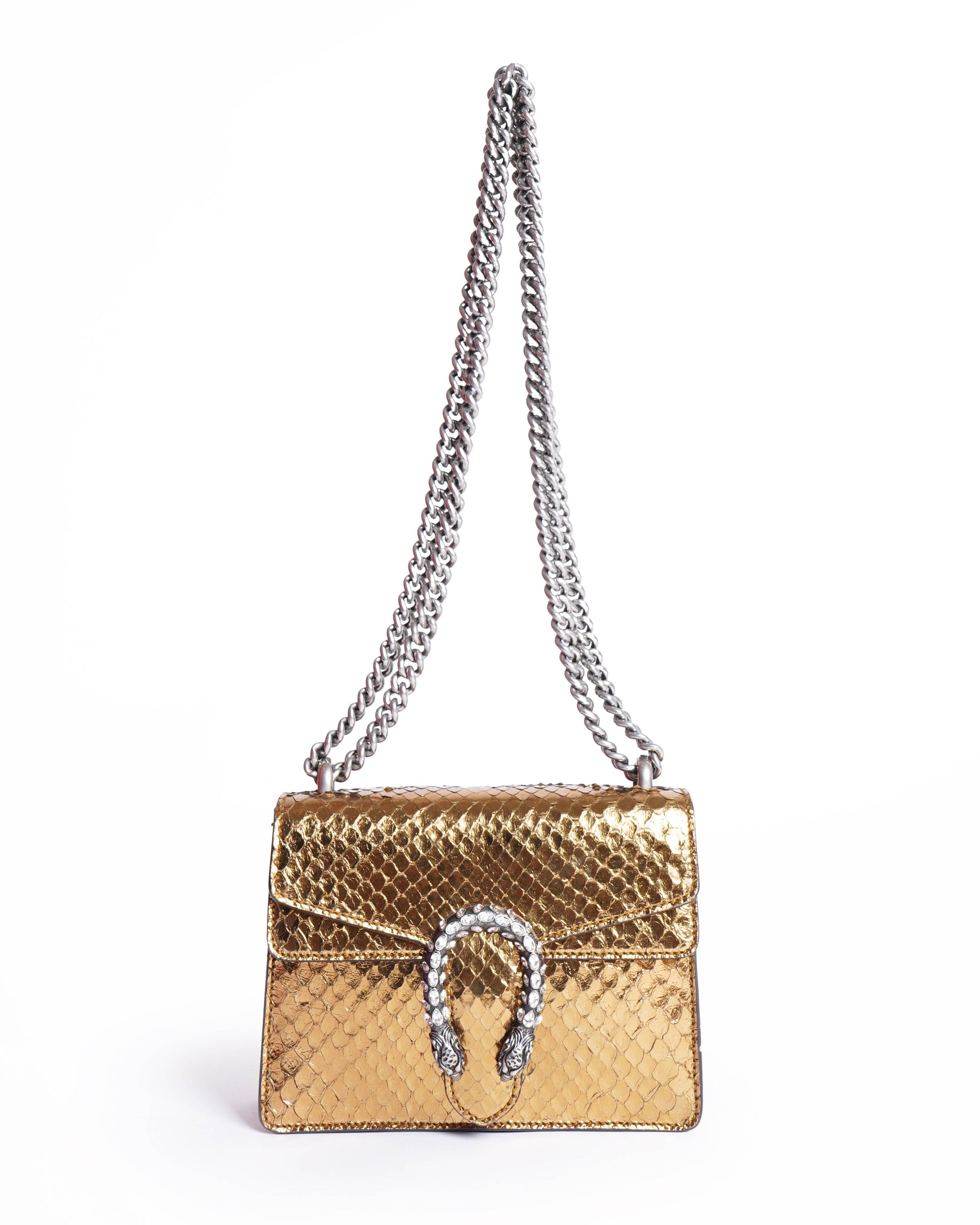 Gucci Lou Chain Leather Crossbody