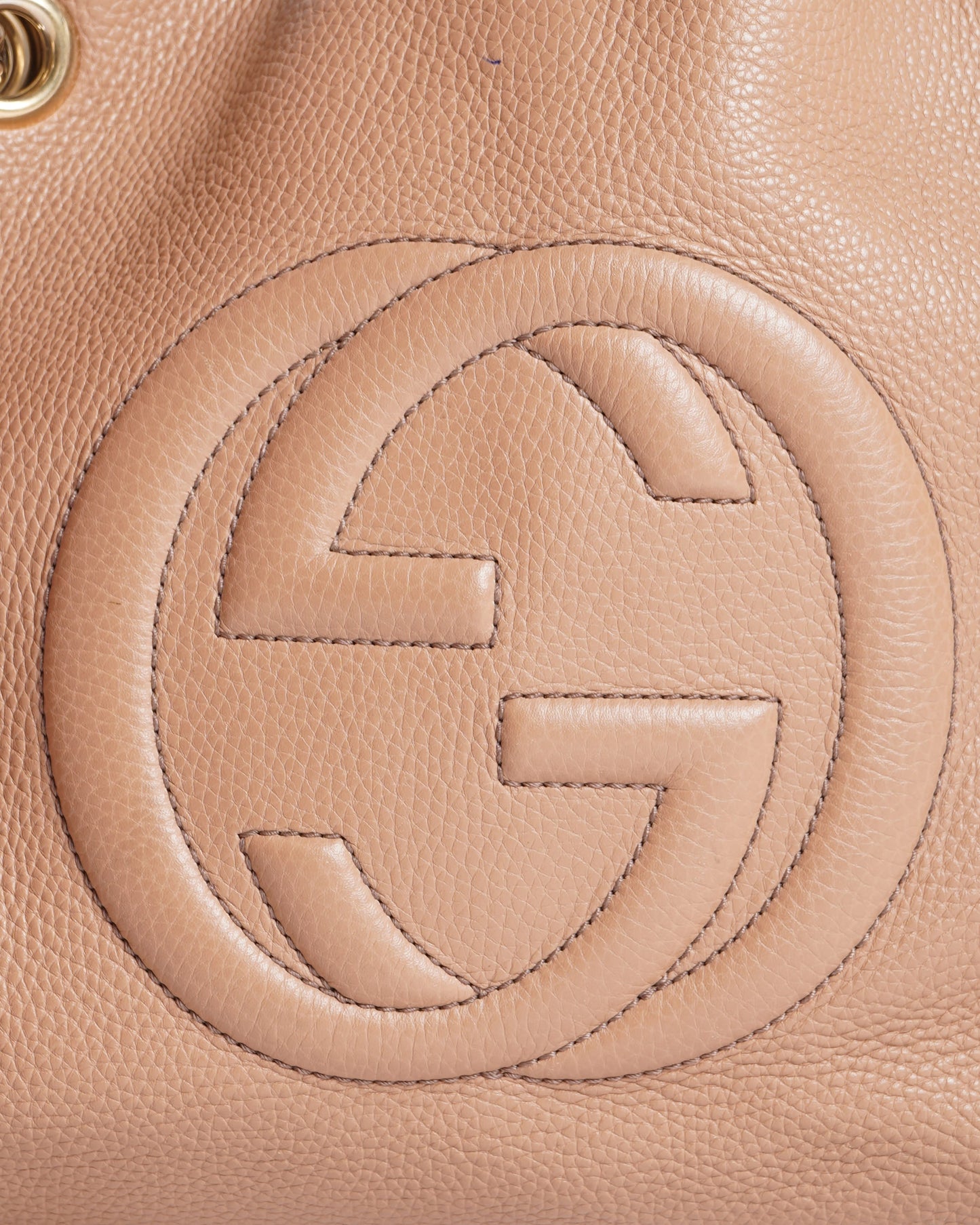 Gucci Lou Chain Leather Shoulder Bag