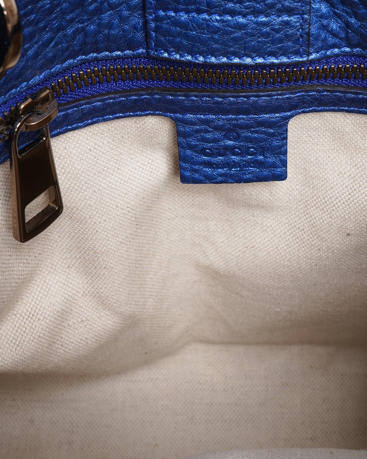 Gucci Leather Top Handle Tote