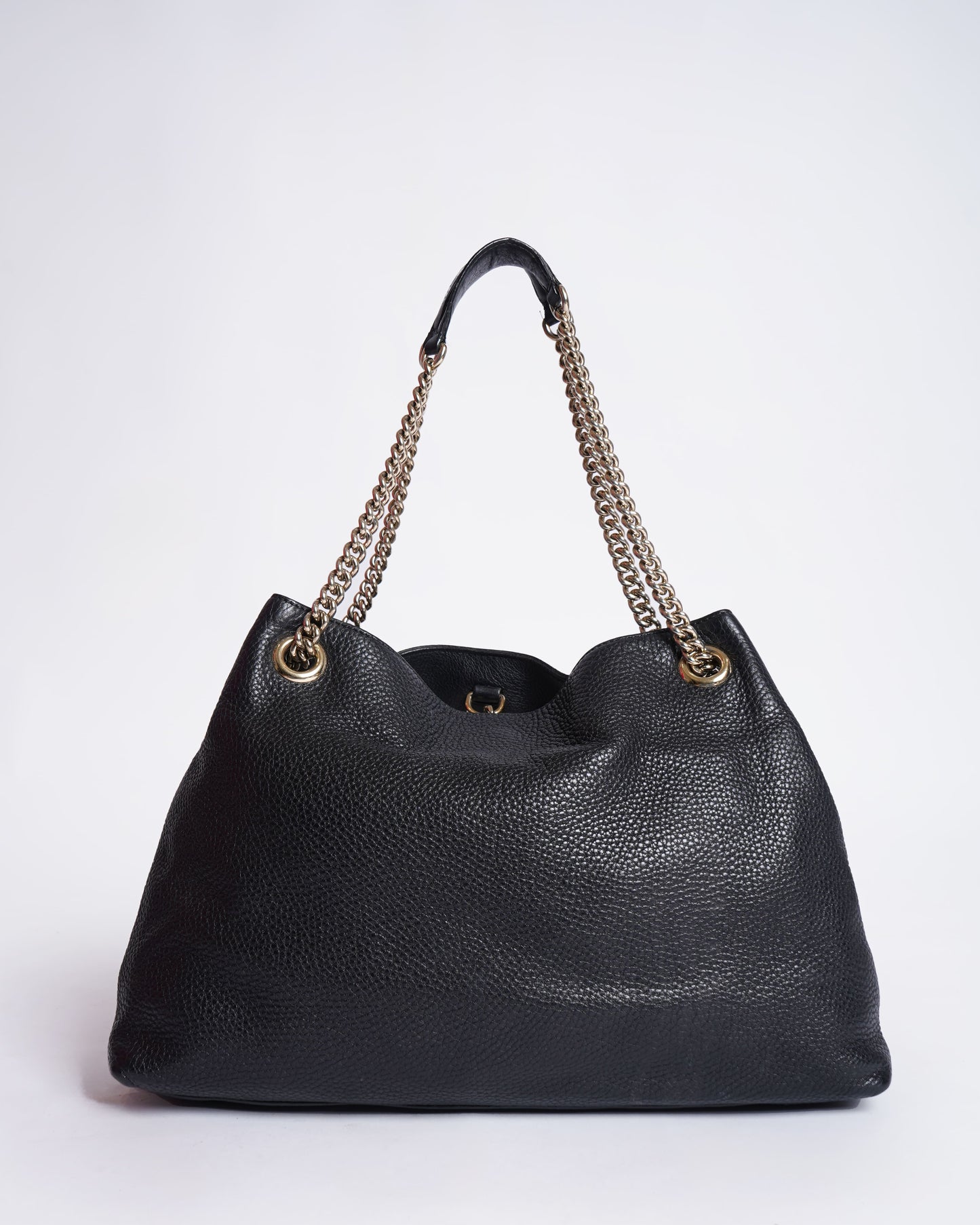 Gucci Lou Chain Leather Tote