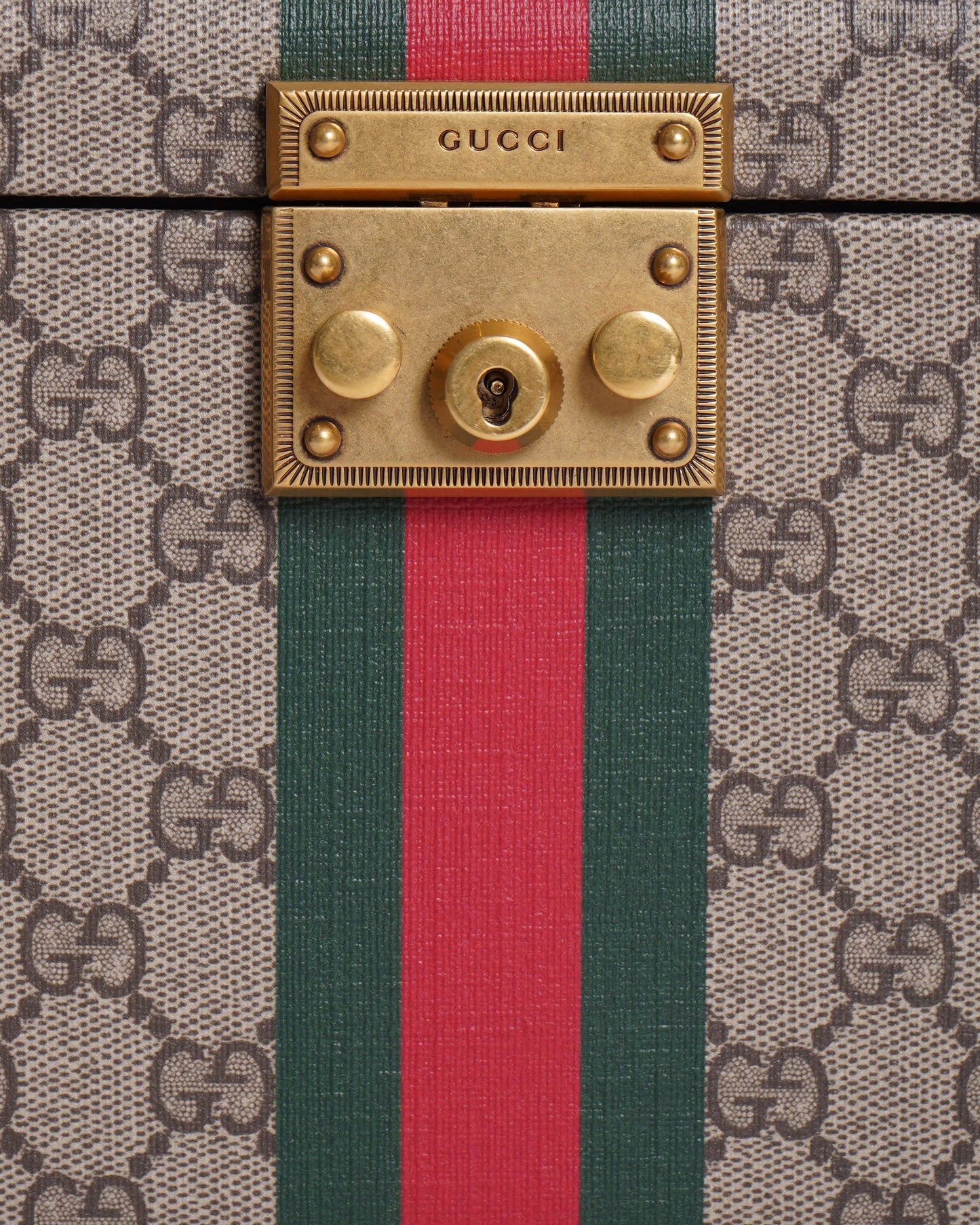 Gucci Monogram Leather Canvas Crossbody