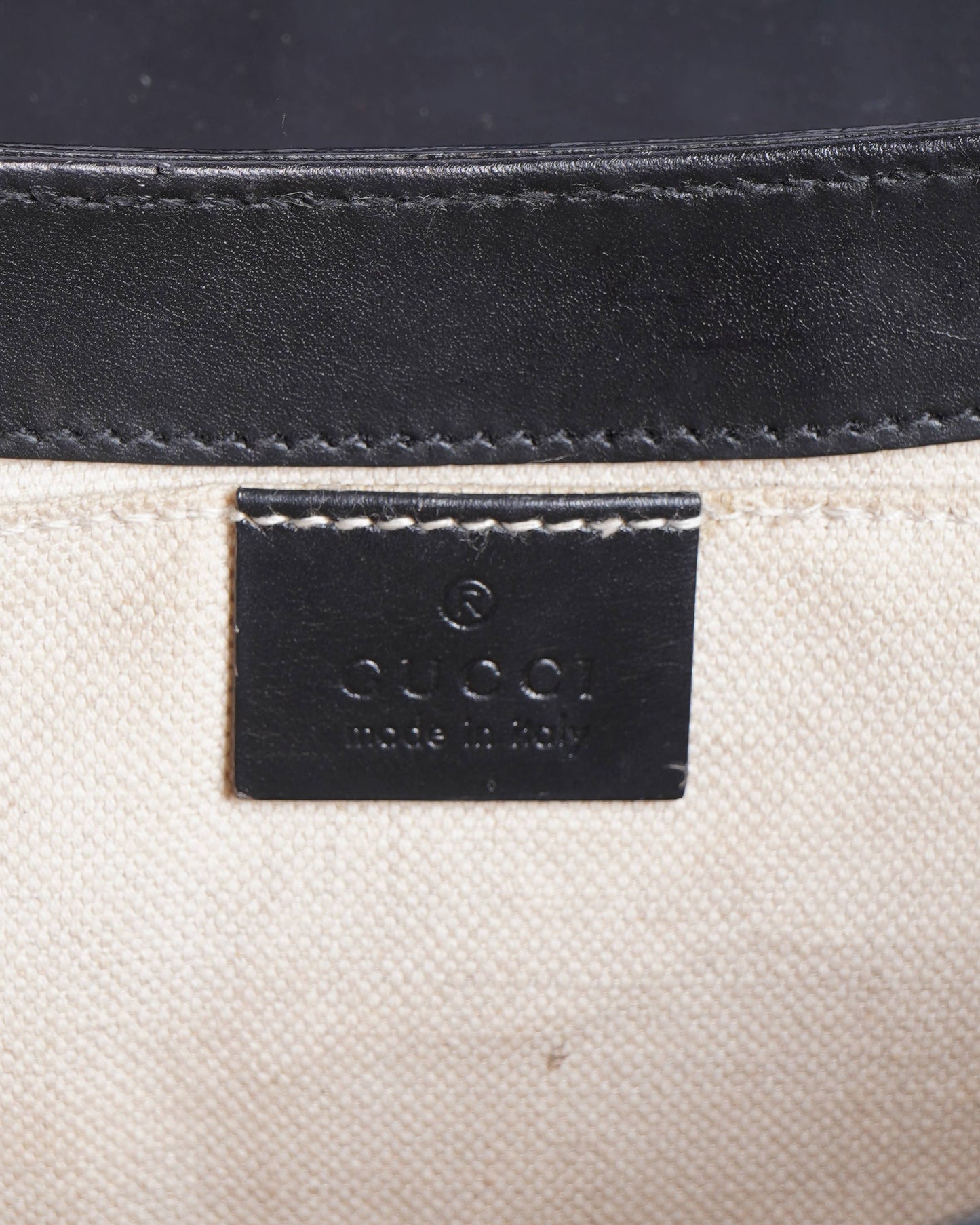 Gucci Monogram Leather Shoulder Bag