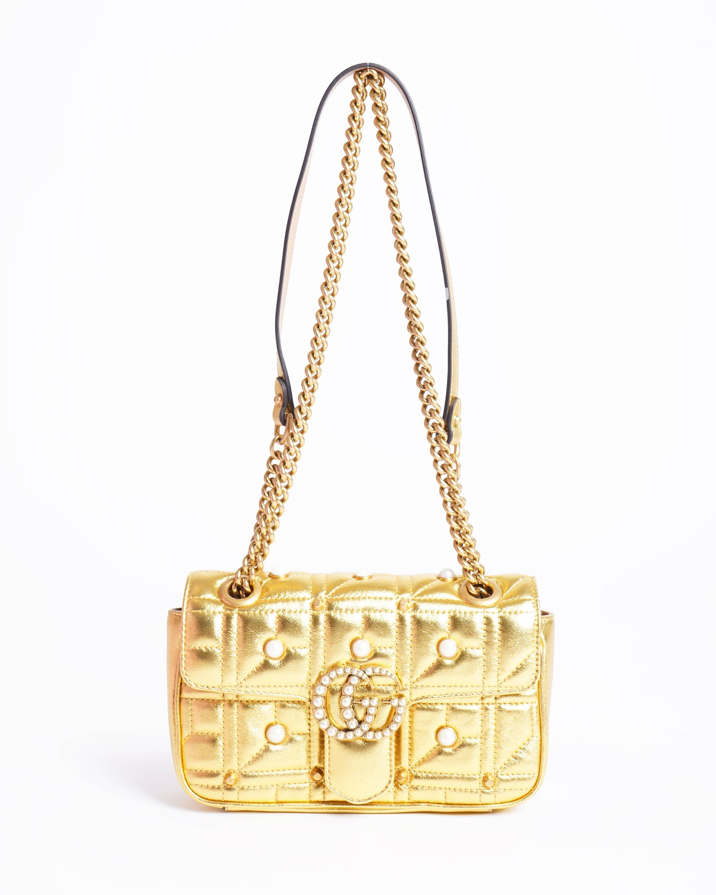 Gucci Lou Quilted Leather Shoulder Bag
