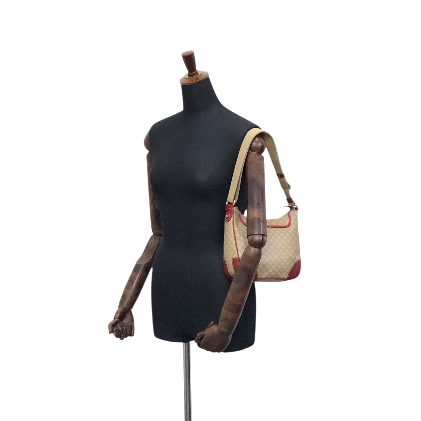 CELINE Macadam Shoulder bag Beige ebftjm