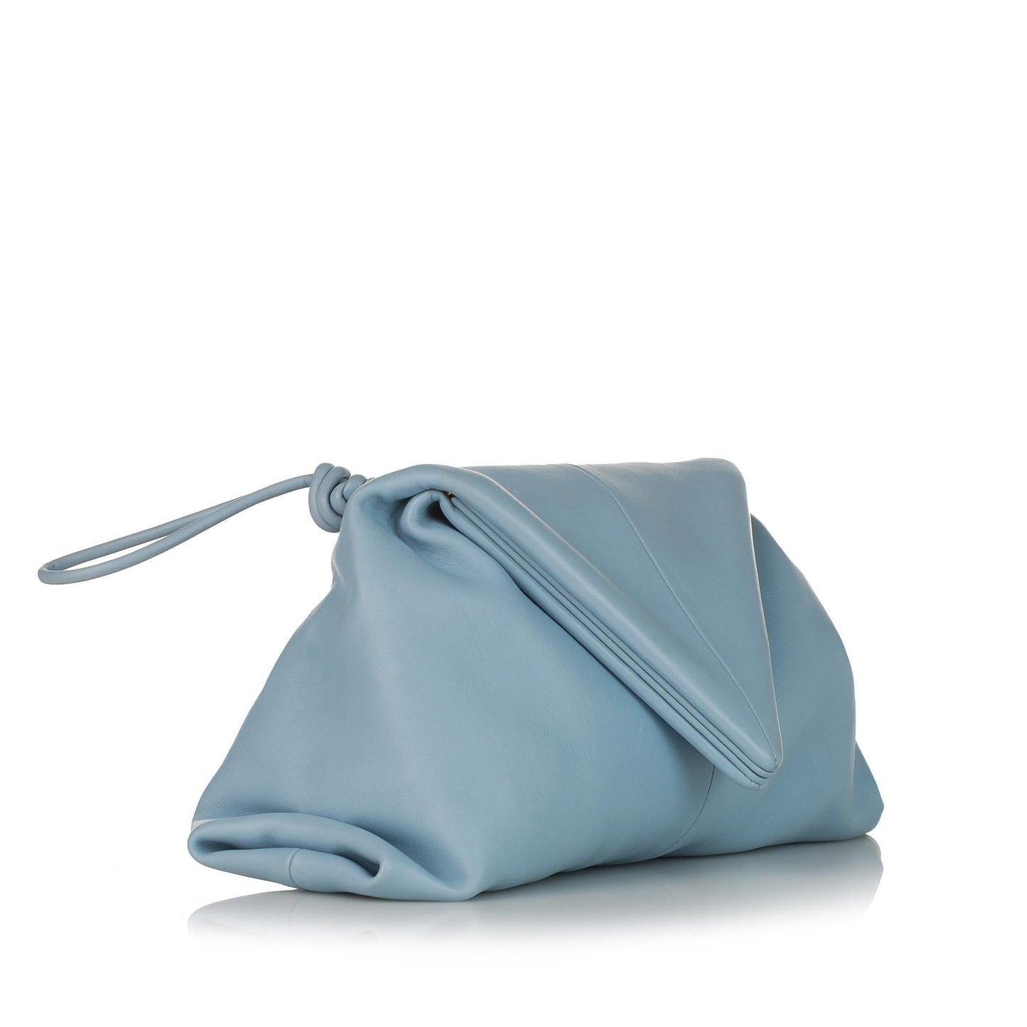 Luxury Bottega Veneta BV Trine Angular Leather Clutch Bag (SHG-33174)