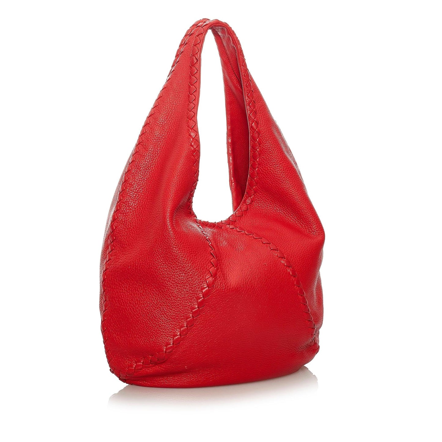 Luxury Bottega Veneta Baseball Leather Hobo Bag (SHG-29005)
