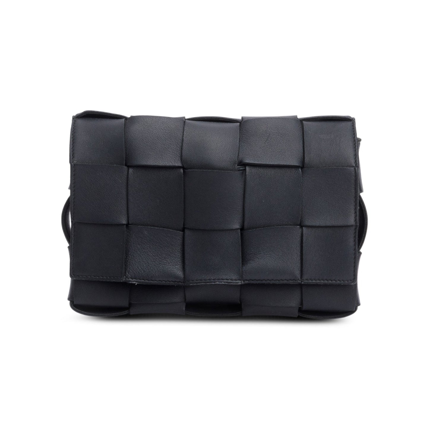 Bottega Veneta Black Intrecciato Cassette Bag