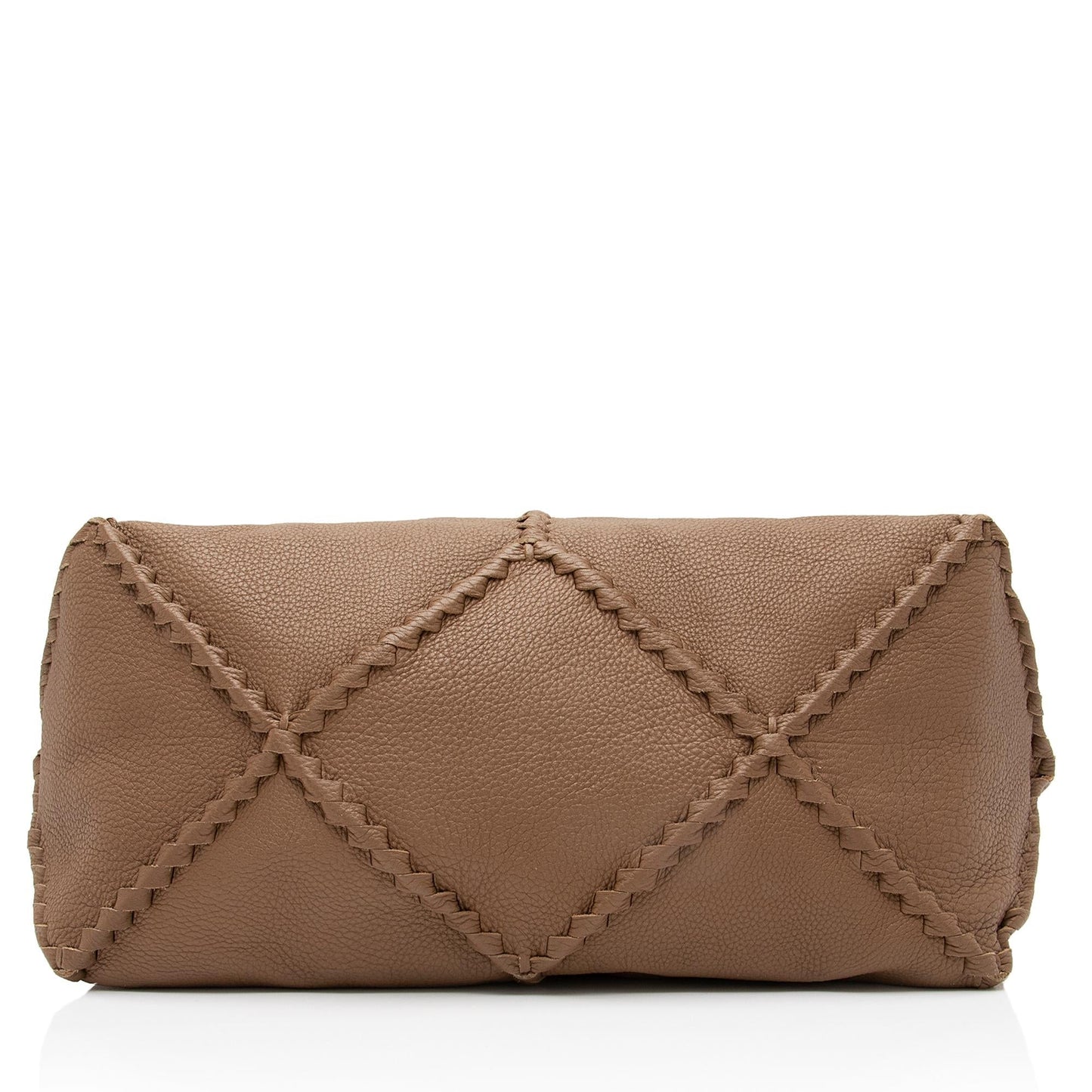 Luxury Bottega Veneta Cervo Leather Intrecciato Large Hobo (SHF-23370)