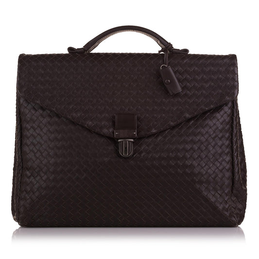 Luxury Bottega Veneta Intrecciato Business Bag (SHG-36797)