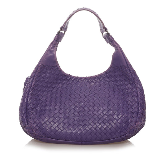Luxury Bottega Veneta Intrecciato Campana Leather Hobo Bag (SHG-27416)