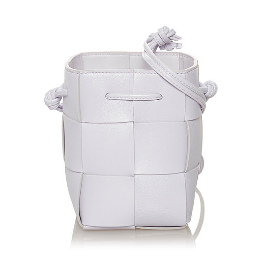 Luxury Bottega Veneta Intrecciato Cassette Bucket Bag (SHG-35071)