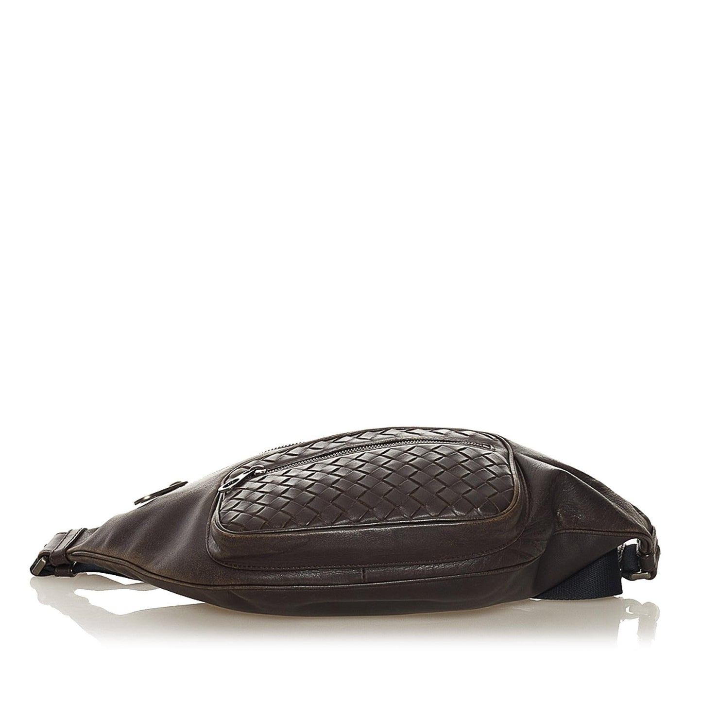 Luxury Bottega Veneta Intrecciato Leather Belt Bag (SHG-34301)