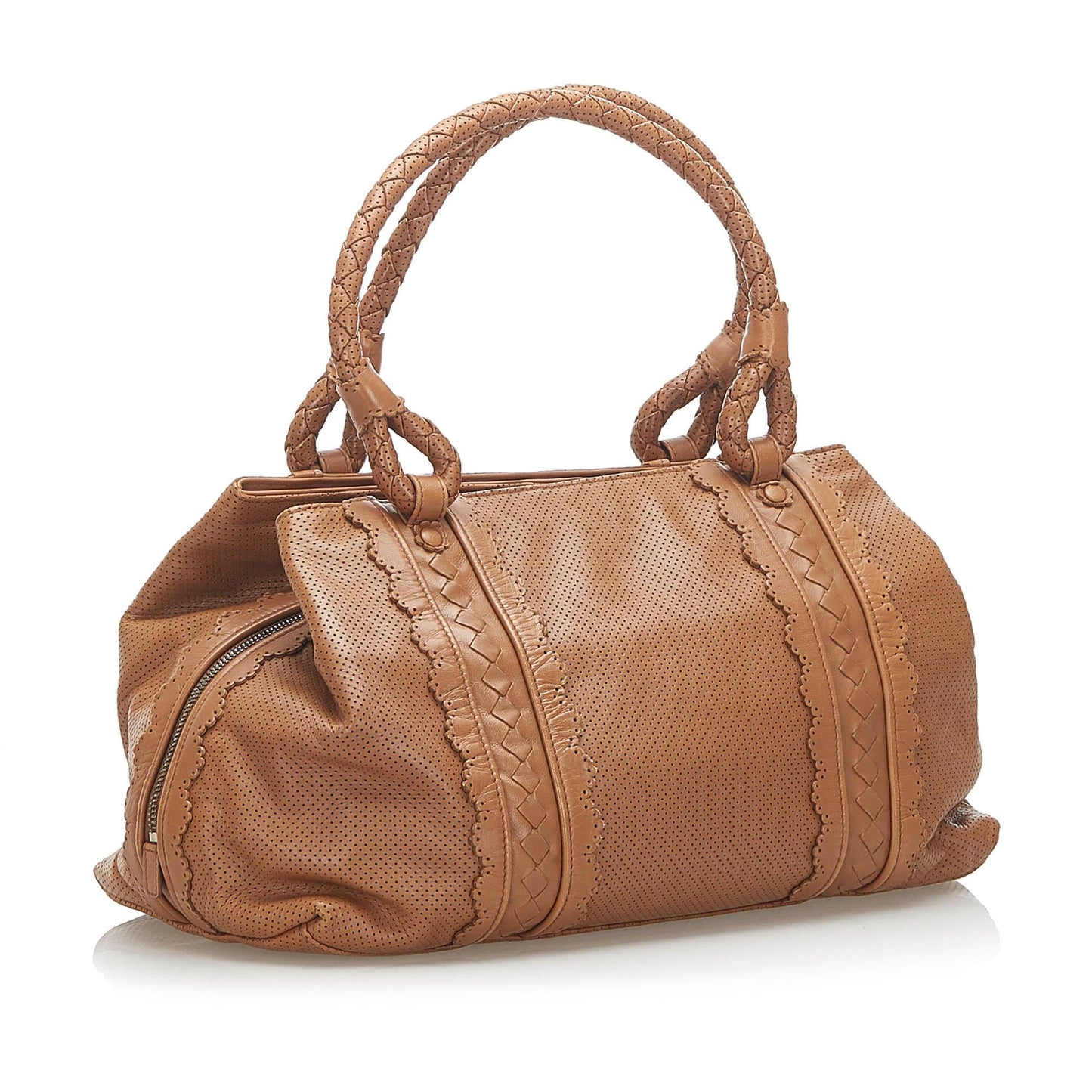 Luxury Bottega Veneta Intrecciato Leather Handbag (SHG-18825)