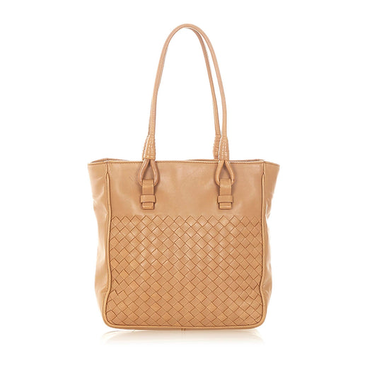 Luxury Bottega Veneta Intrecciato Leather Handbag (SHG-22611)