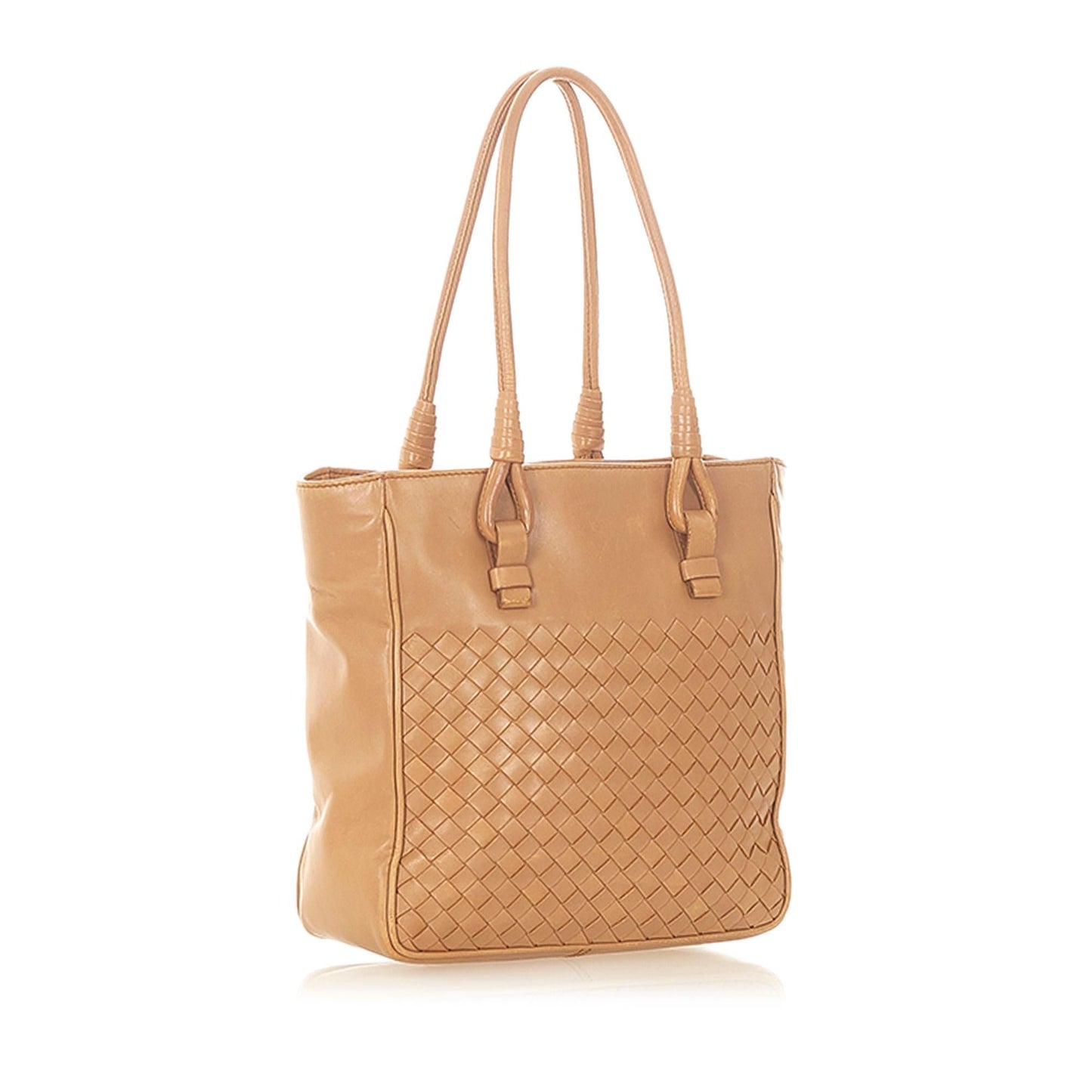 Luxury Bottega Veneta Intrecciato Leather Handbag (SHG-22611)