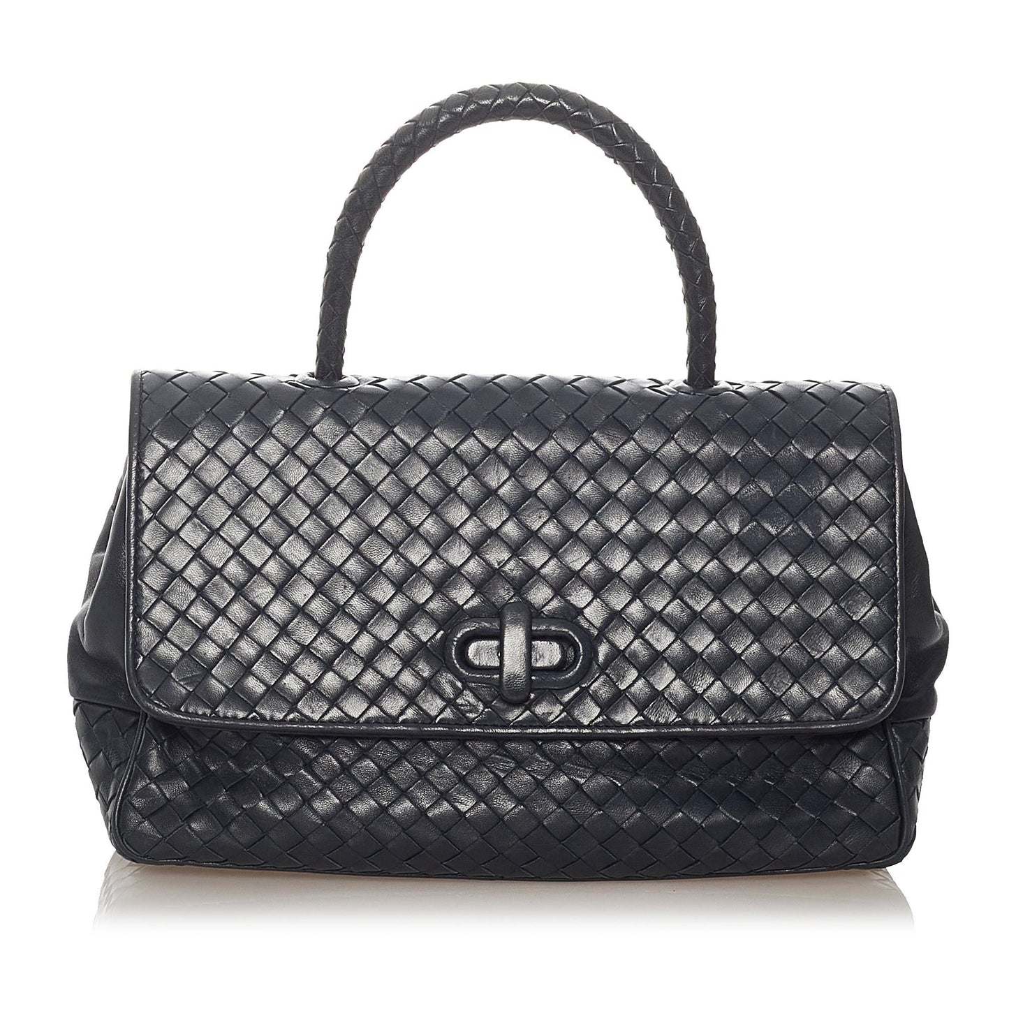Luxury Bottega Veneta Intrecciato Leather Handbag (SHG-27385)