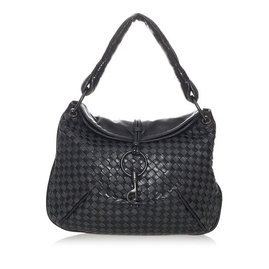 Luxury Bottega Veneta Intrecciato Leather Handbag (SHG-28139)