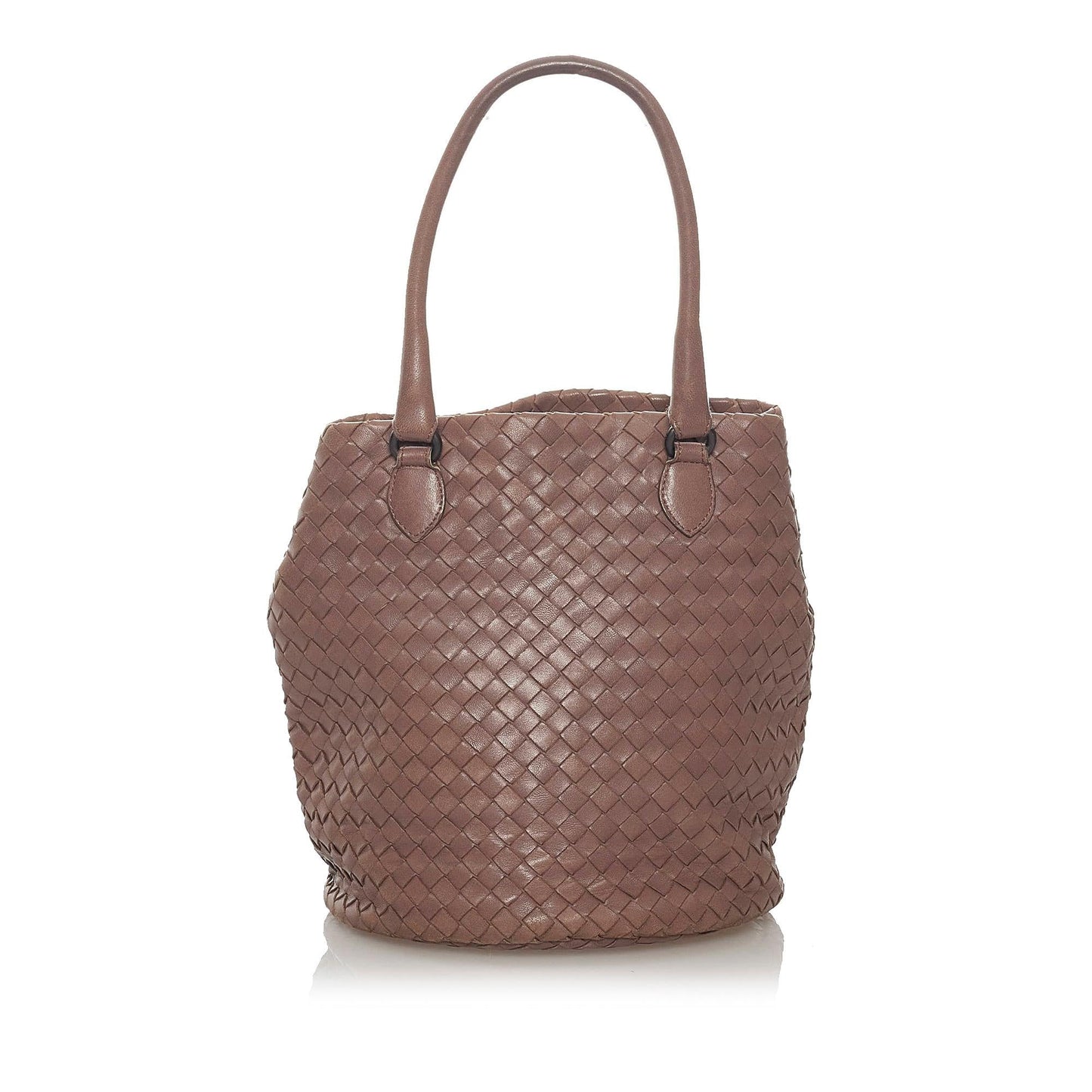 Luxury Bottega Veneta Intrecciato Leather Handbag (SHG-28224)