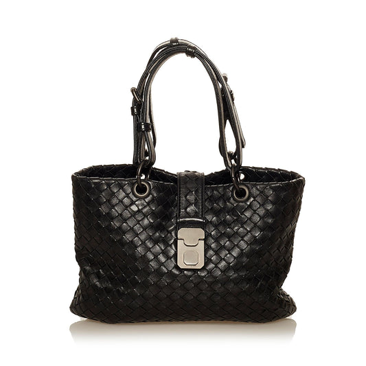 Luxury Bottega Veneta Intrecciato Leather Handbag (SHG-29480)