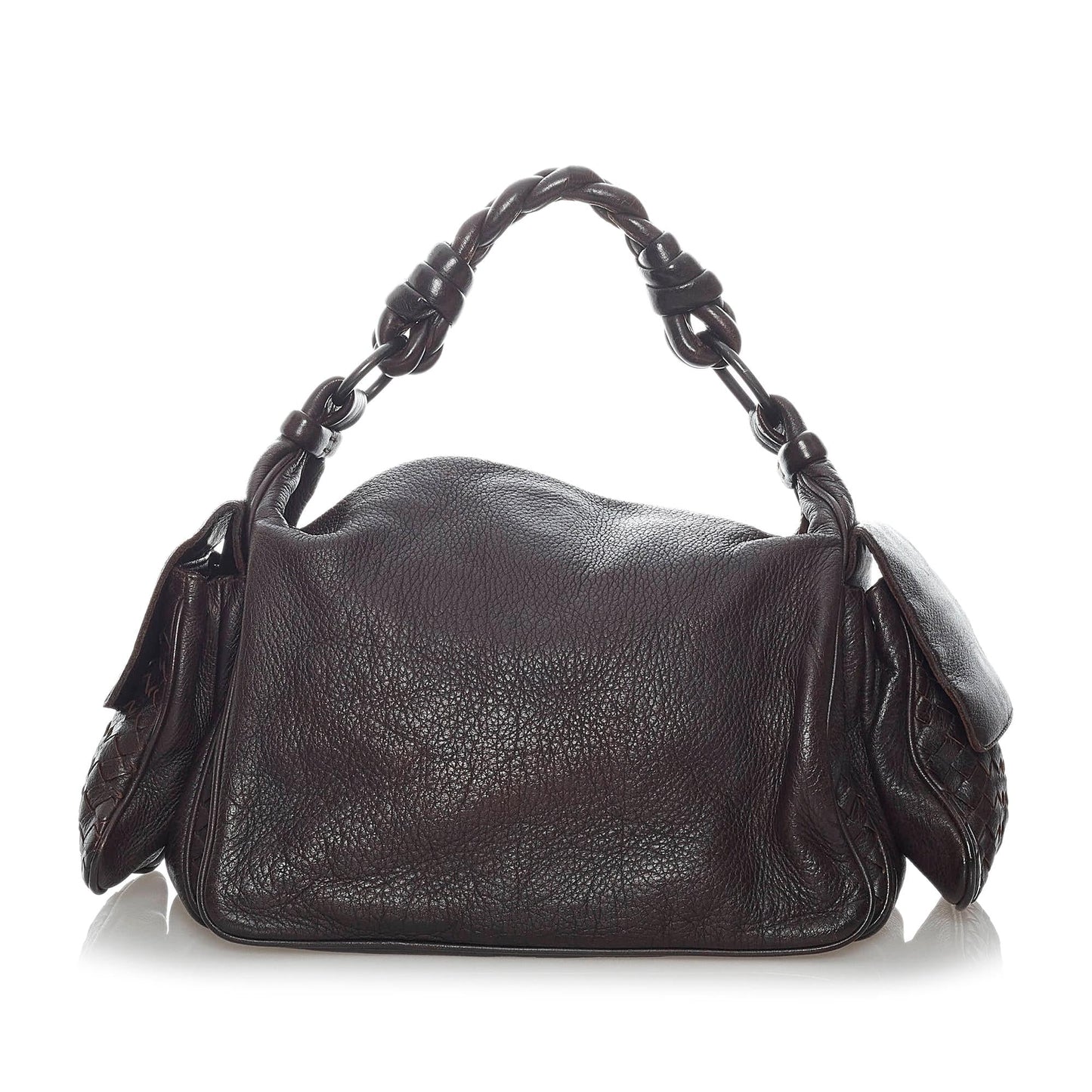 Luxury Bottega Veneta Intrecciato Leather Handbag (SHG-30753)