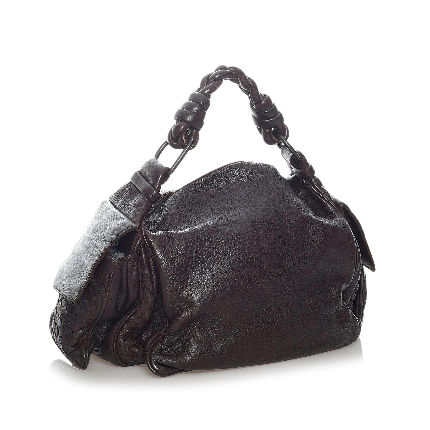 Luxury Bottega Veneta Intrecciato Leather Handbag (SHG-30753)