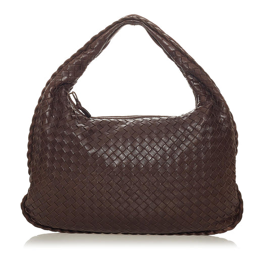 Luxury Bottega Veneta Intrecciato Leather Hobo Bag (SHG-27381)