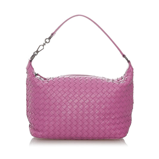 Luxury Bottega Veneta Intrecciato Leather Shoulder Bag (SHG-27905)