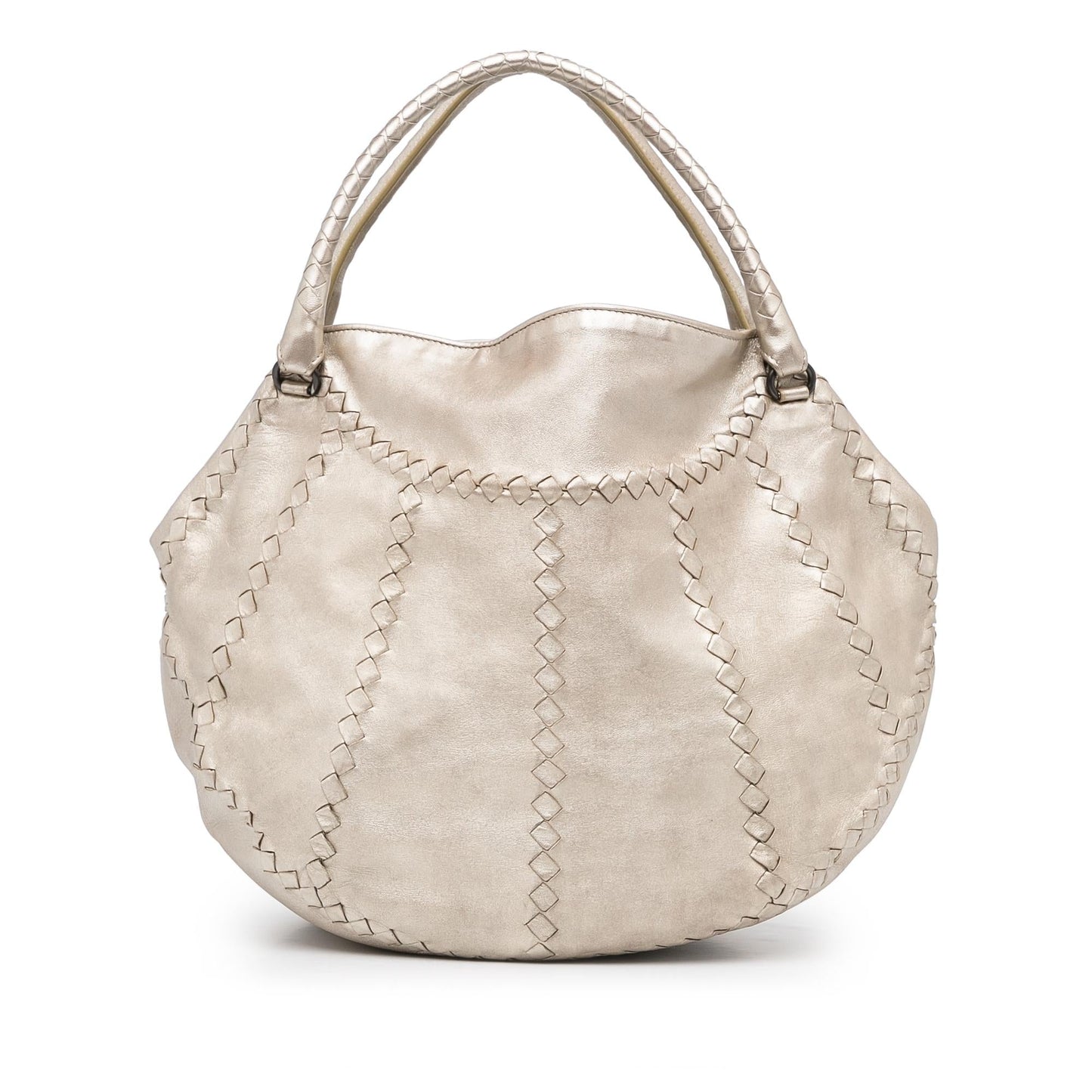 Luxury Bottega Veneta Intrecciato Metallic Tote Bag (SHG-YCP4lc)