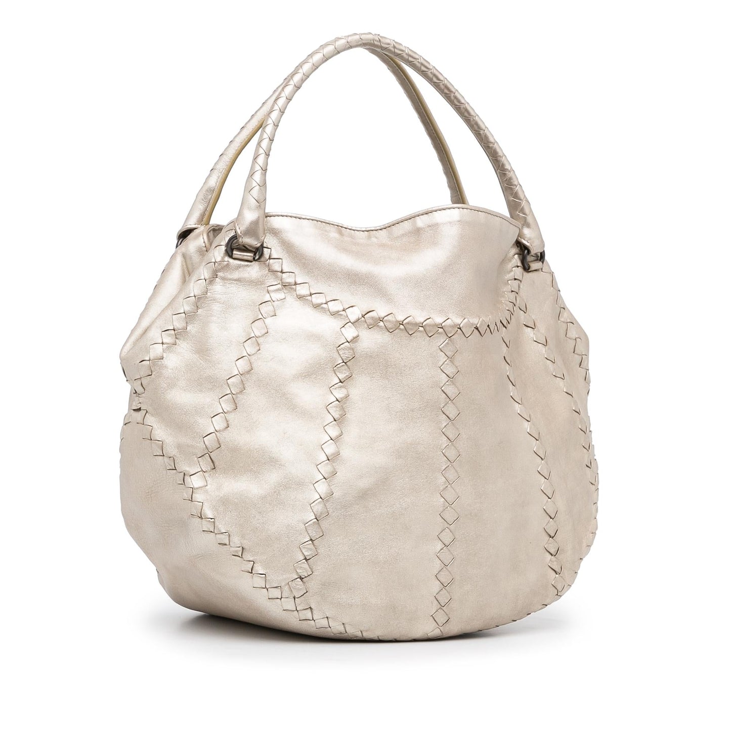 Luxury Bottega Veneta Intrecciato Metallic Tote Bag (SHG-YCP4lc)