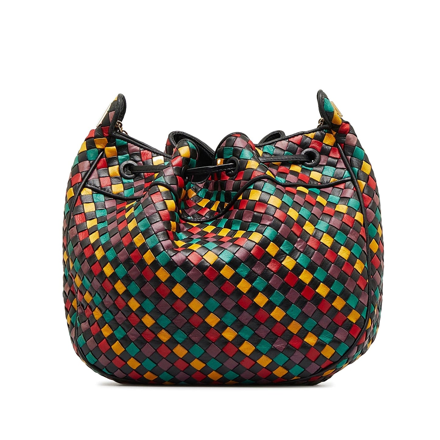 Luxury Bottega Veneta Intrecciato Multicolor Bucket (SHG-3YshaE)