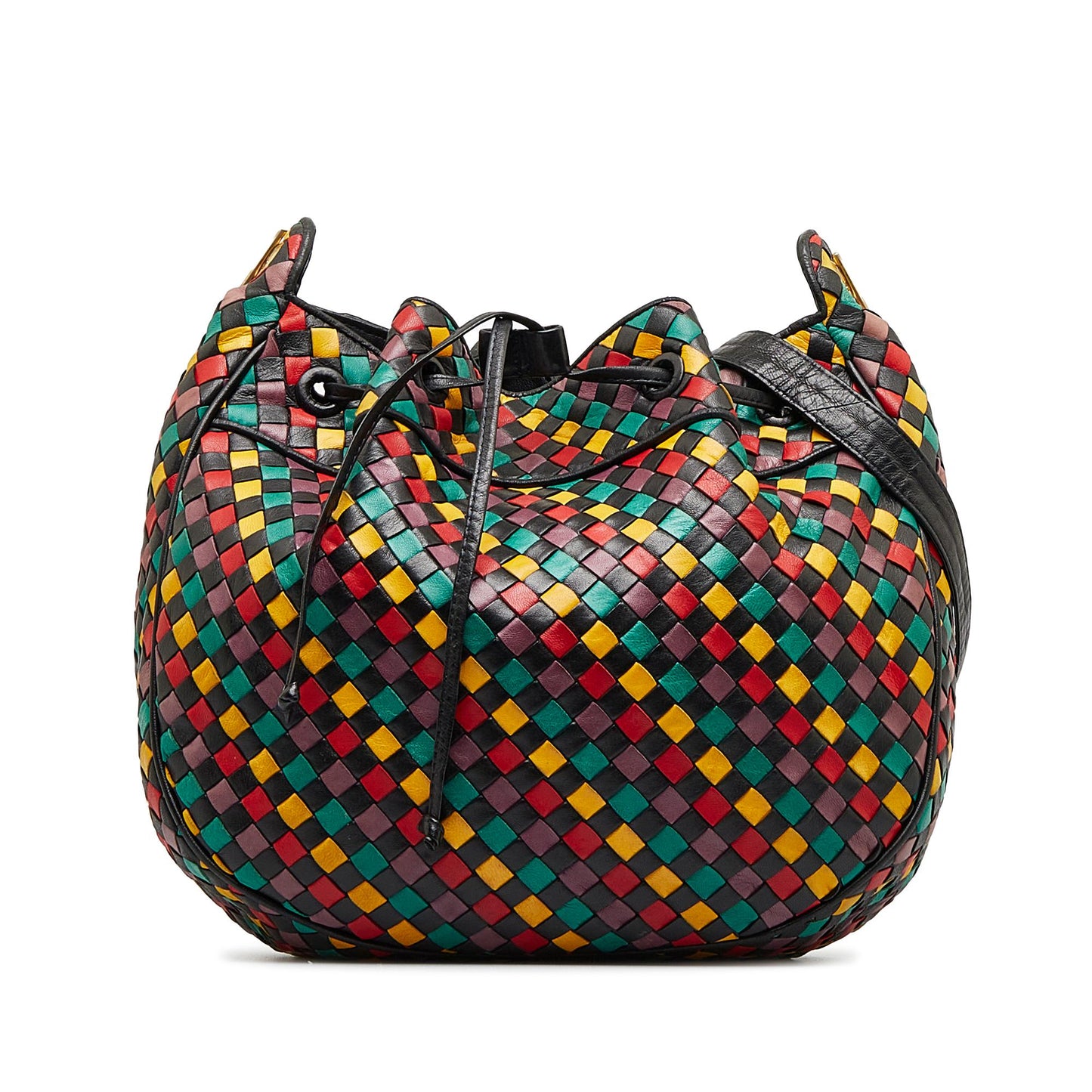 Luxury Bottega Veneta Intrecciato Multicolor Bucket (SHG-3YshaE)