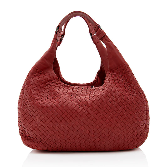 Luxury Bottega Veneta Intrecciato Nappa Campana Medium Shoulder Bag - FINAL SALE (SHF-19645)