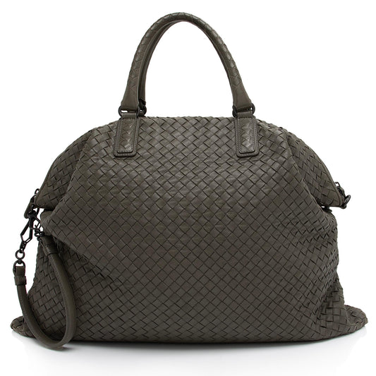 Luxury Bottega Veneta Intrecciato Nappa Leather Convertible Maxi Tote (SHF-Ge67HA)