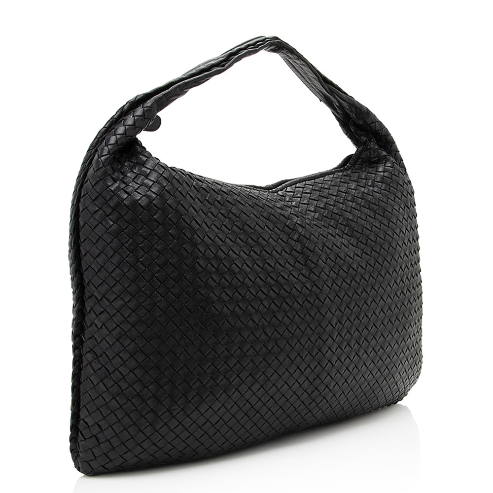 Luxury Bottega Veneta Intrecciato Nappa Leather Maxi Hobo (SHF-19888)