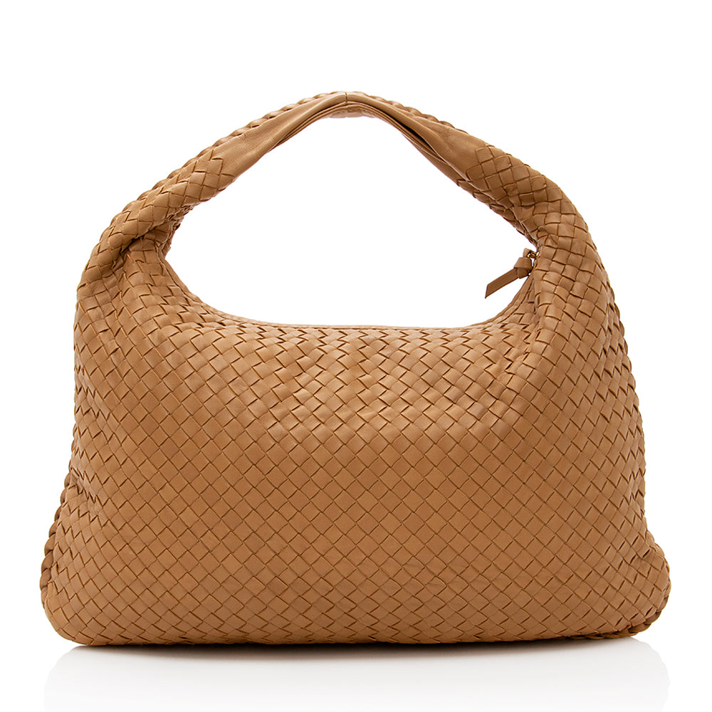 Luxury Bottega Veneta Intrecciato Nappa Medium Hobo (SHF-19442)