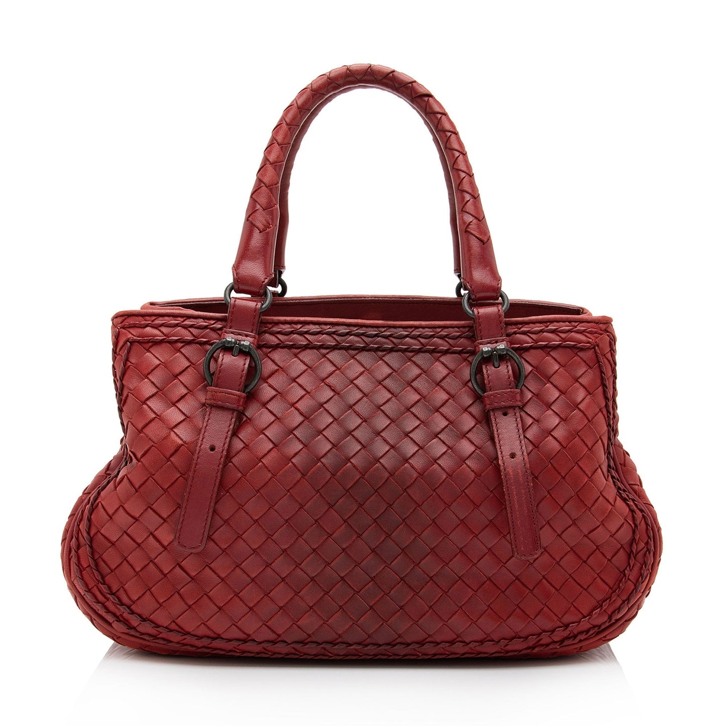 Luxury Bottega Veneta Intrecciato Nappa Montaigne Satchel (SHF-CMvIGO)