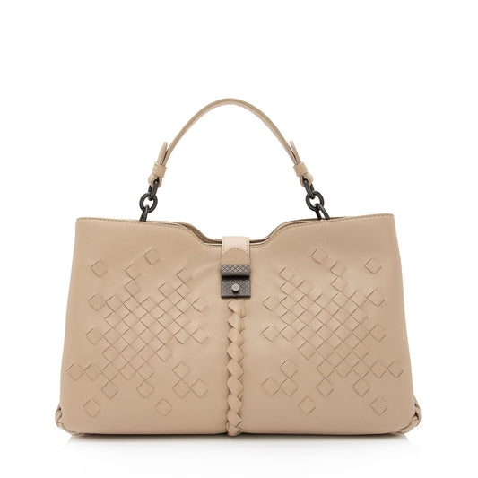 Luxury Bottega Veneta Intrecciato Nappa Napoli Medium Tote (SHF-cSM6Oj)