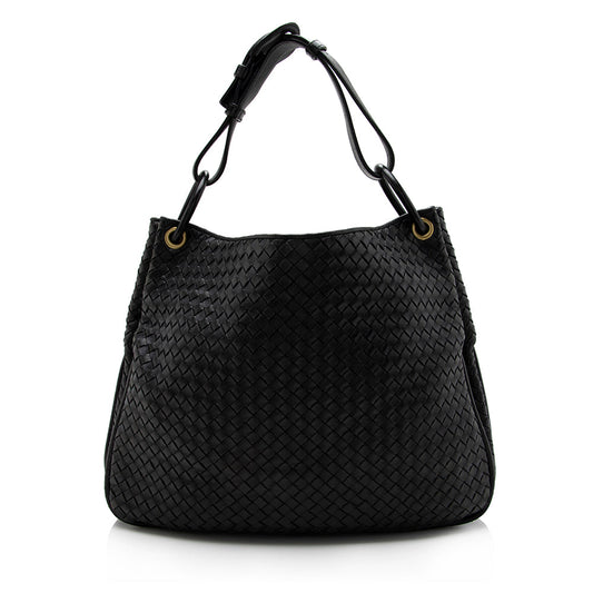 Luxury Bottega Veneta Intrecciato Nappa Sloane Hobo - FINAL SALE (SHF-17071)
