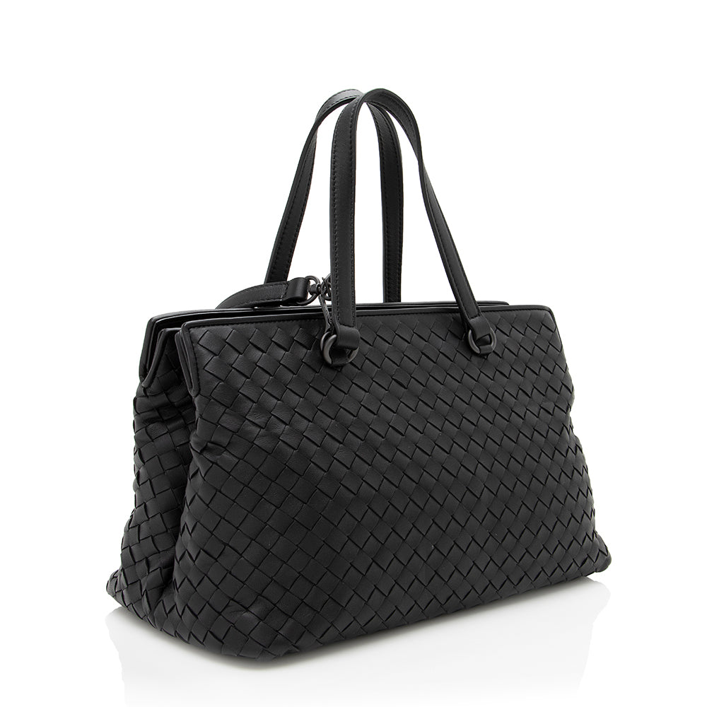 Luxury Bottega Veneta Intrecciato Nappa Small Tote (SHF-17216)